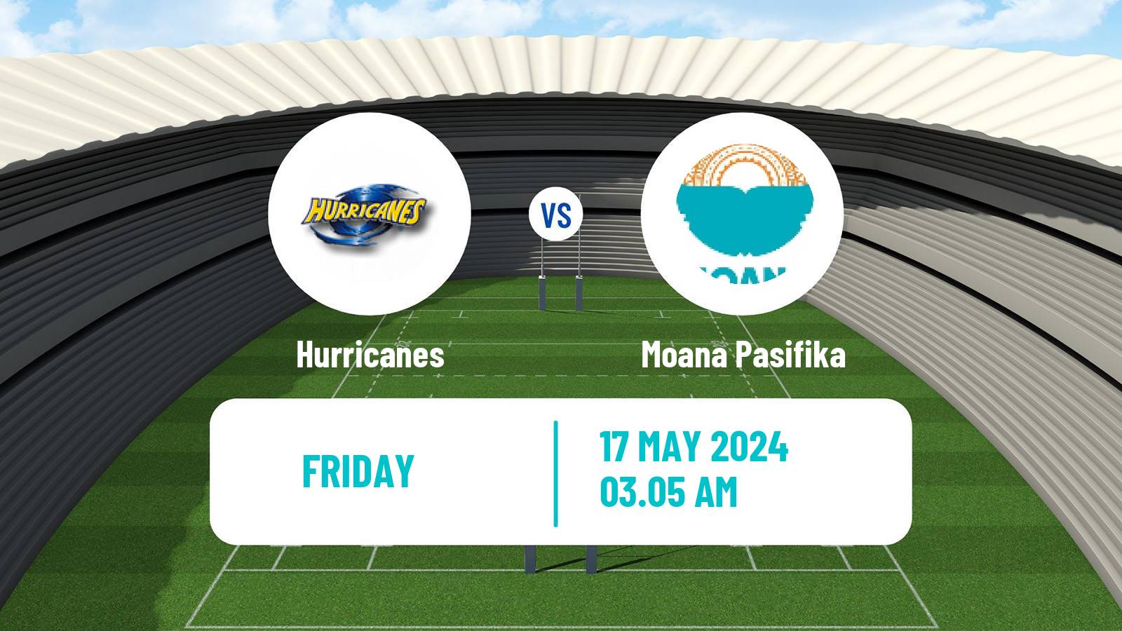 Rugby union Super Rugby Hurricanes - Moana Pasifika