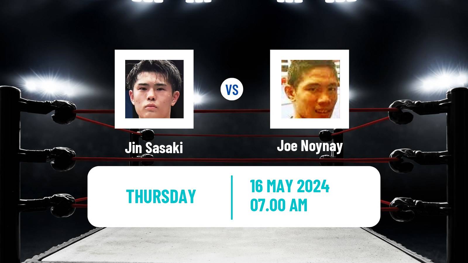 Boxing Welterweight Opbf WBO Asia Pacific Titles Men Jin Sasaki - Joe Noynay