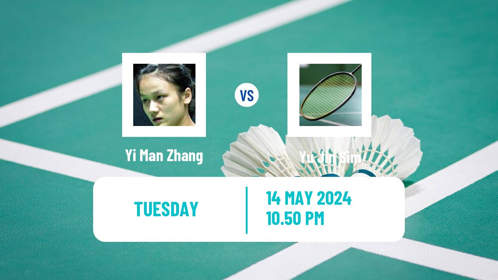Badminton BWF World Tour Thailand Open Women Yi Man Zhang - Yu Jin Sim