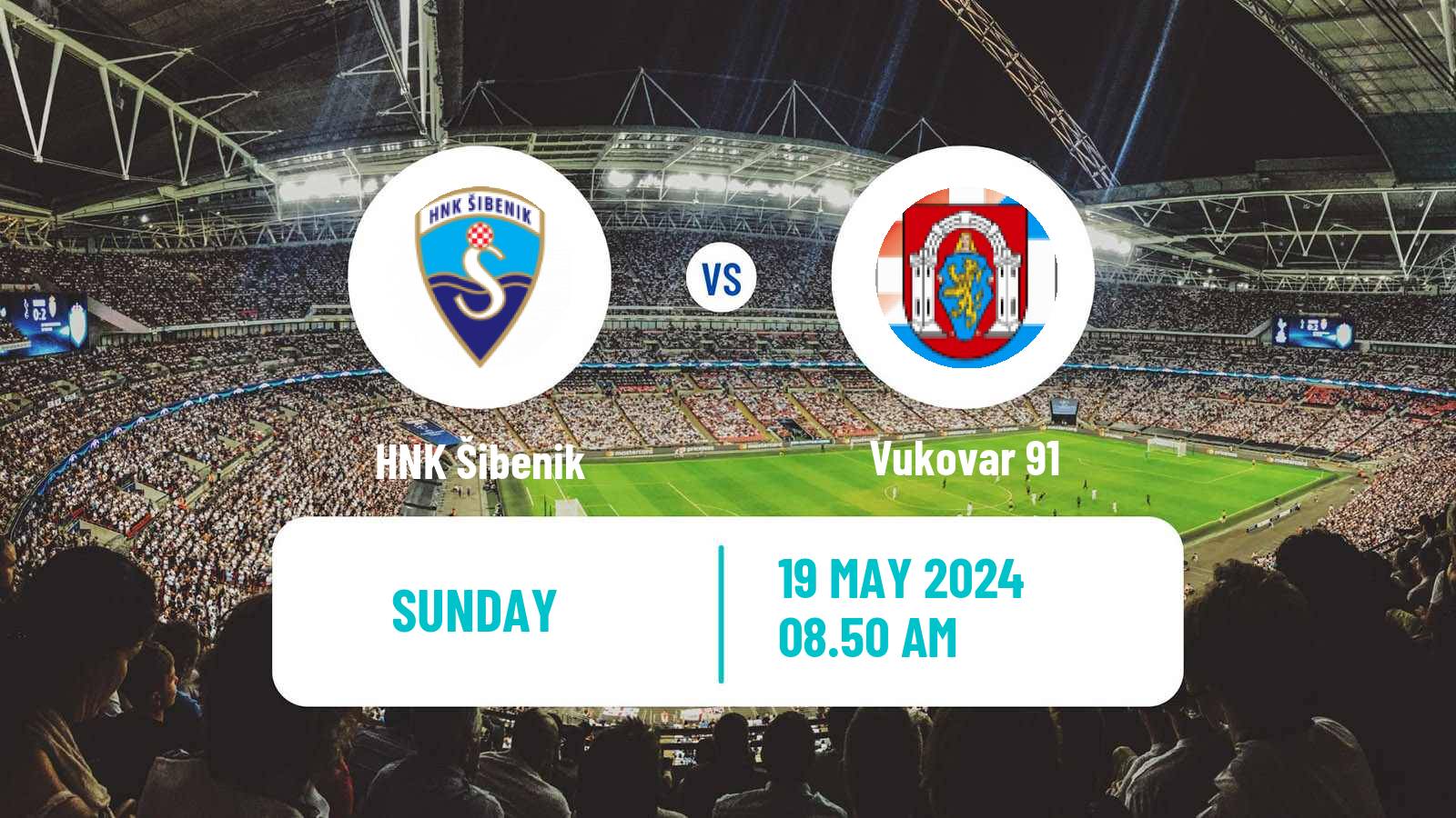 Soccer Croatian Prva NL Šibenik - Vukovar 91
