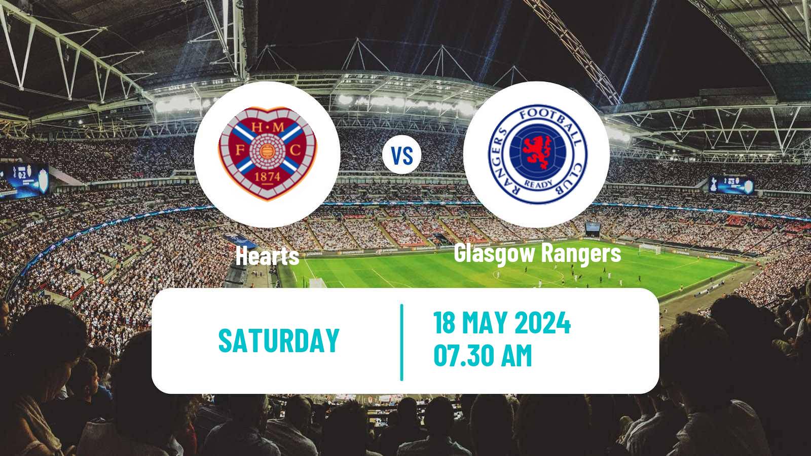 Soccer Scottish Premier League Hearts - Glasgow Rangers