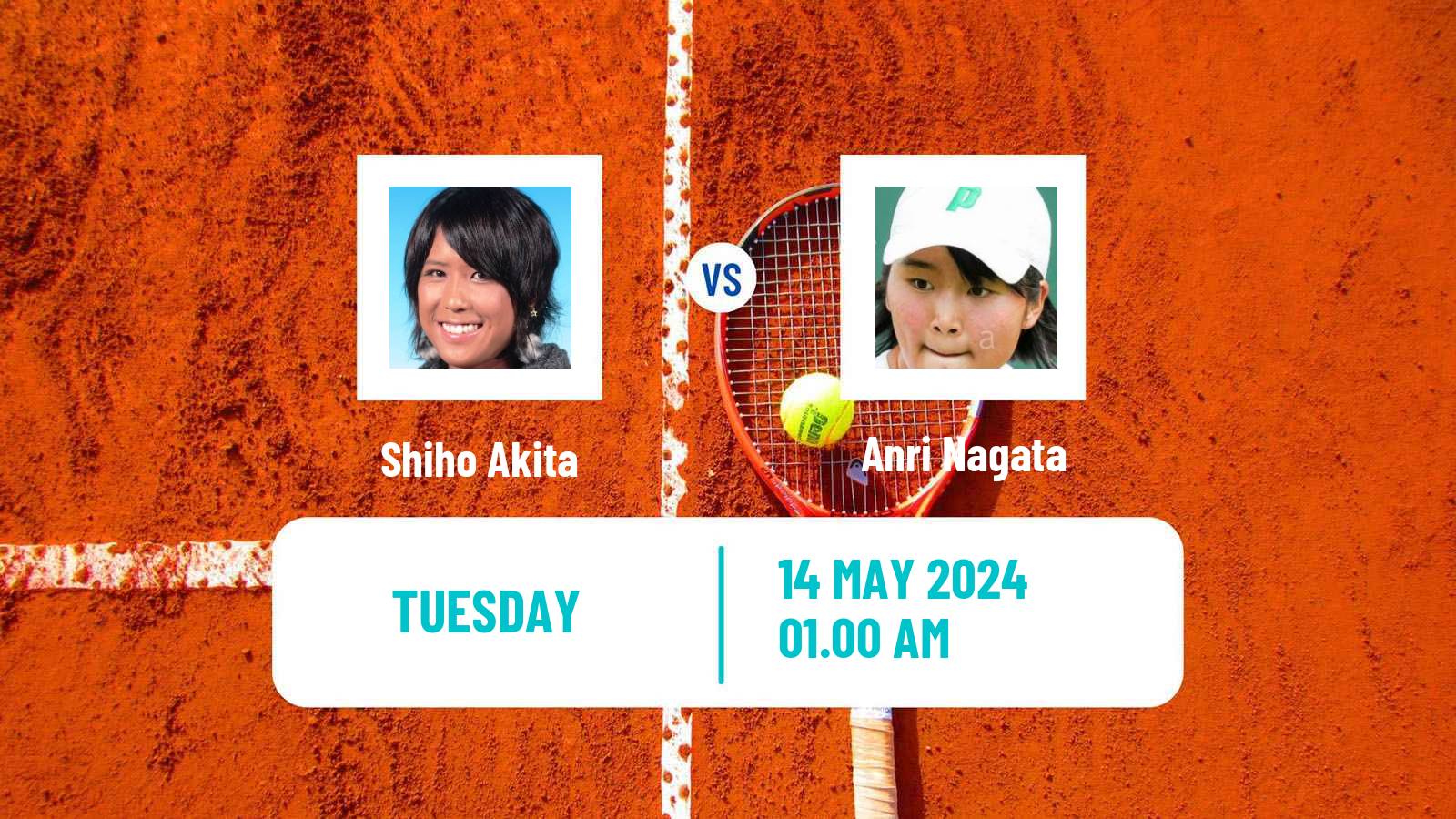 Tennis ITF W15 Toyama Women 2024 Shiho Akita - Anri Nagata