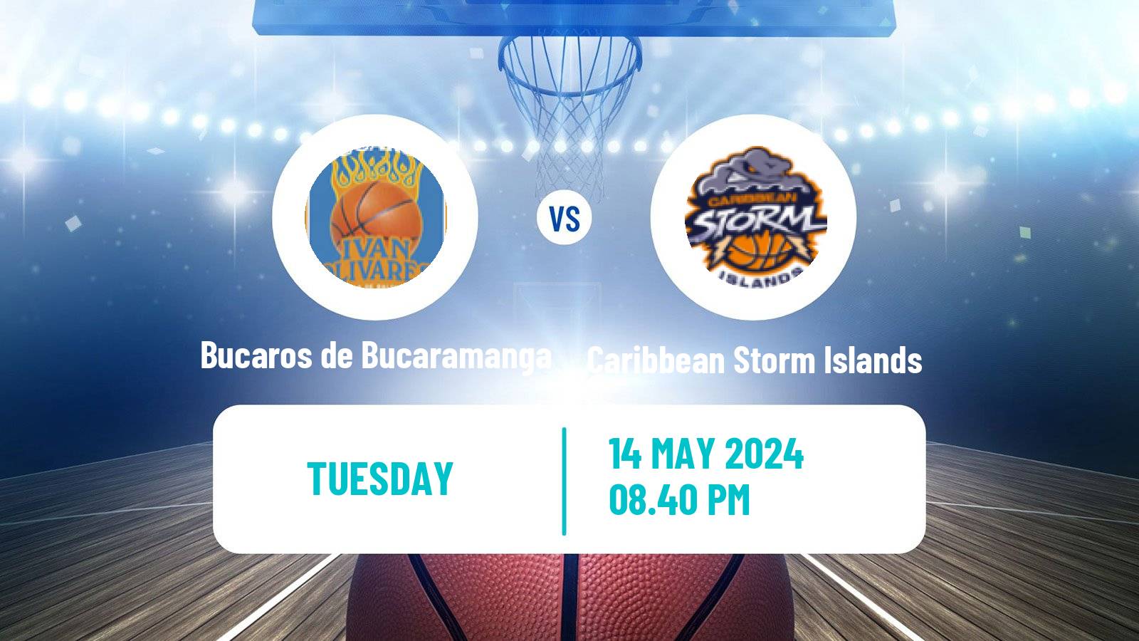 Basketball Colombian LBP Basketball Bucaros de Bucaramanga - Caribbean Storm Islands