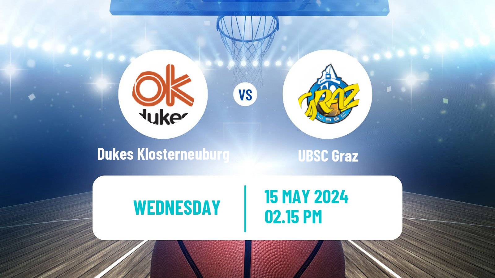 Basketball Austrian Superliga Basketball Dukes Klosterneuburg - UBSC Graz