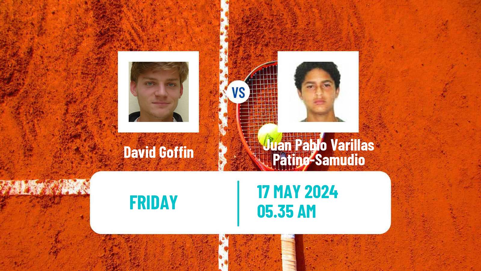 Tennis Turin 2 Challenger Men David Goffin - Juan Pablo Varillas Patino-Samudio