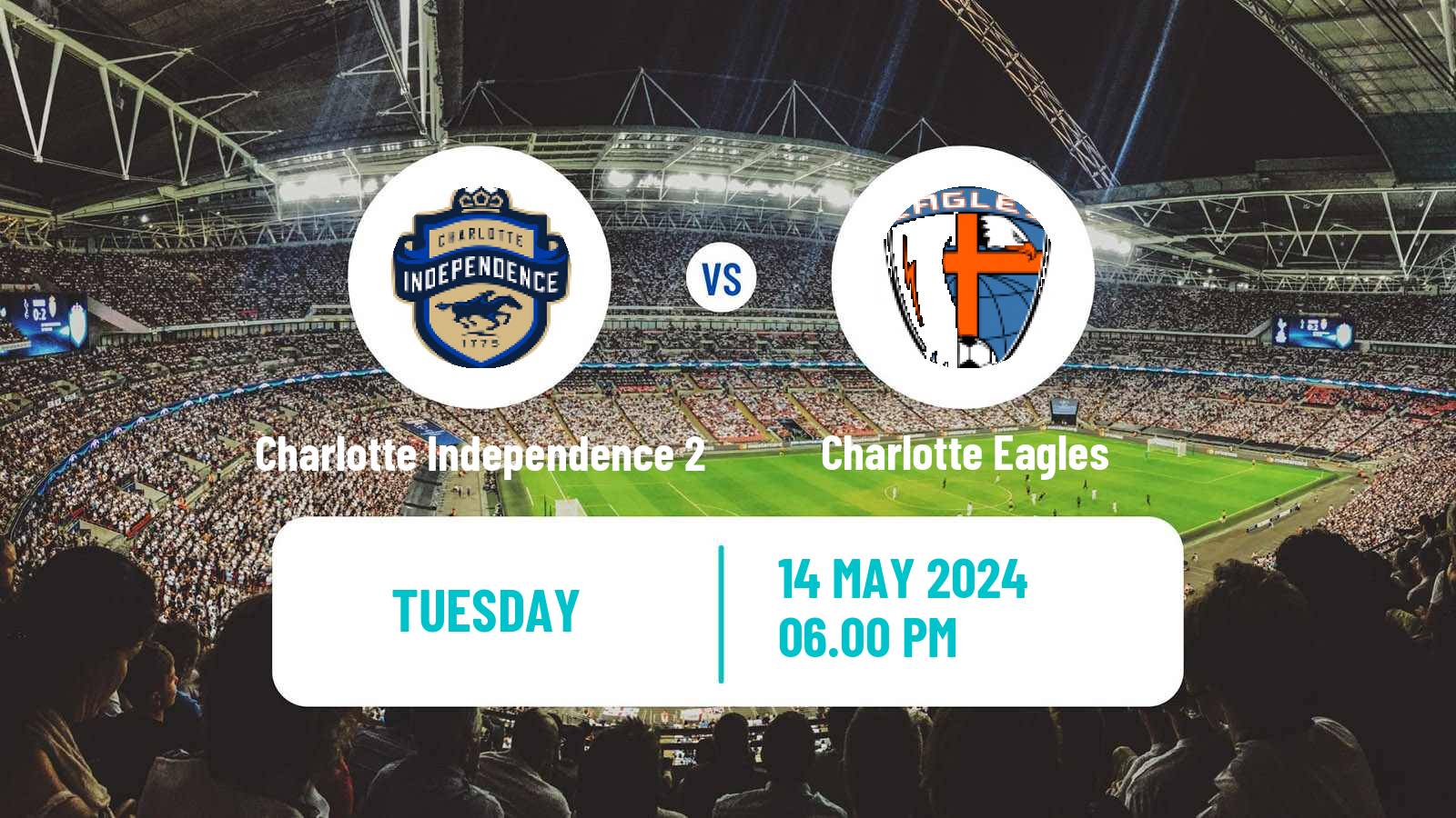 Soccer USL League Two Charlotte Independence 2 - Charlotte Eagles