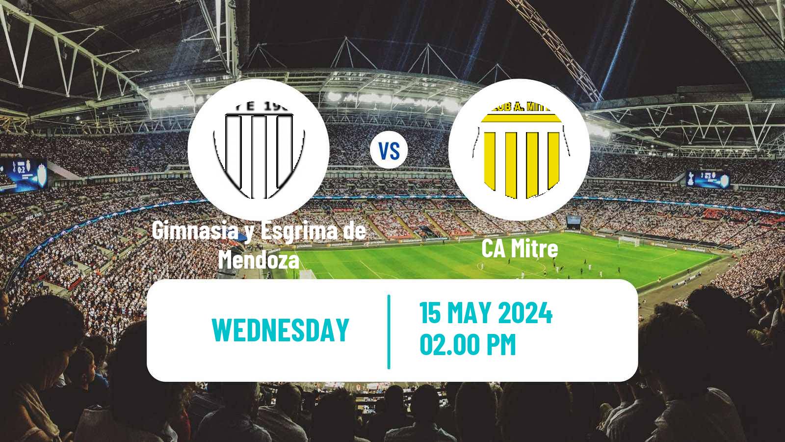 Soccer Copa Argentina Gimnasia y Esgrima de Mendoza - Mitre
