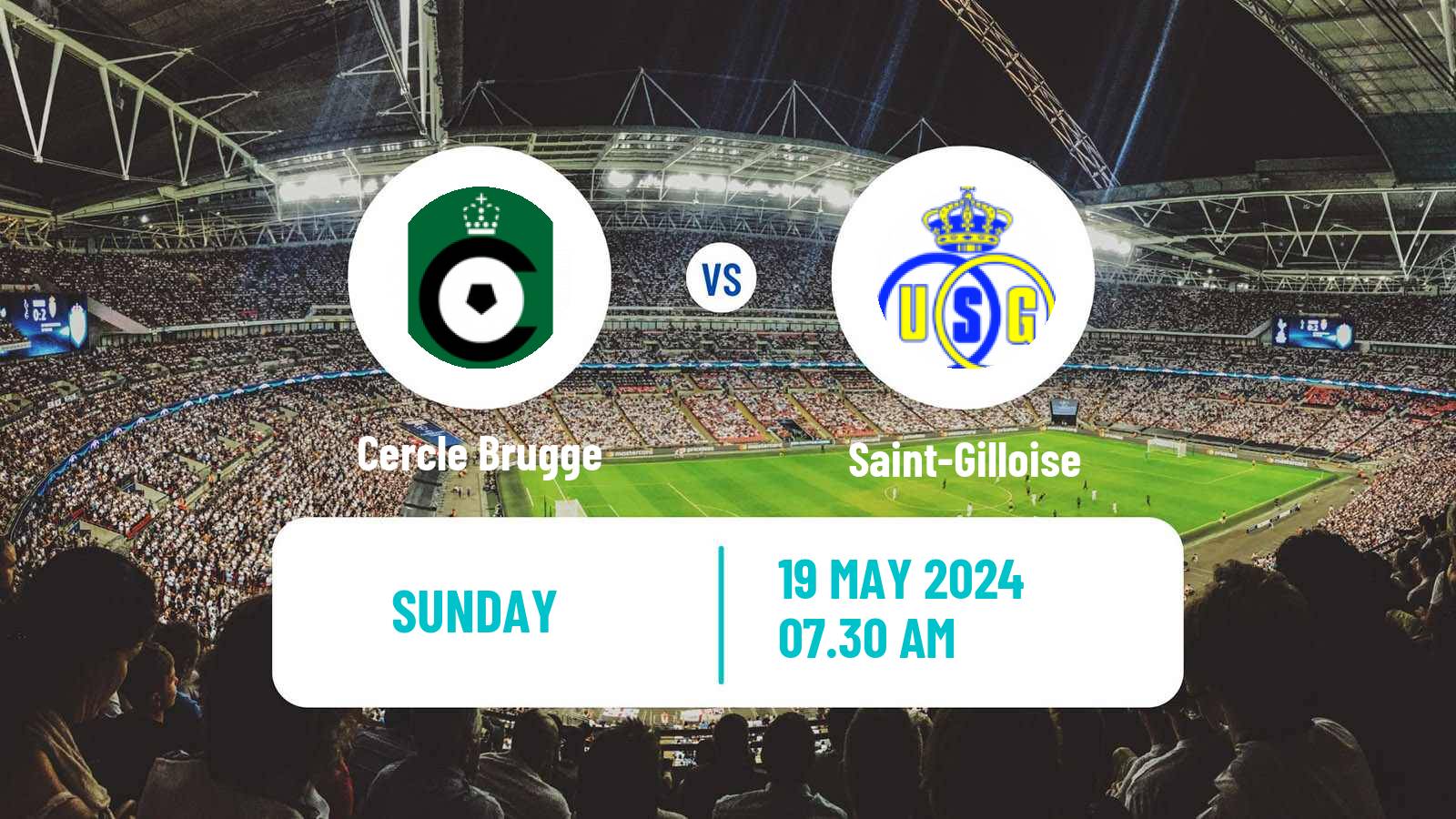 Soccer Belgian Jupiler Pro League Cercle Brugge - Saint-Gilloise