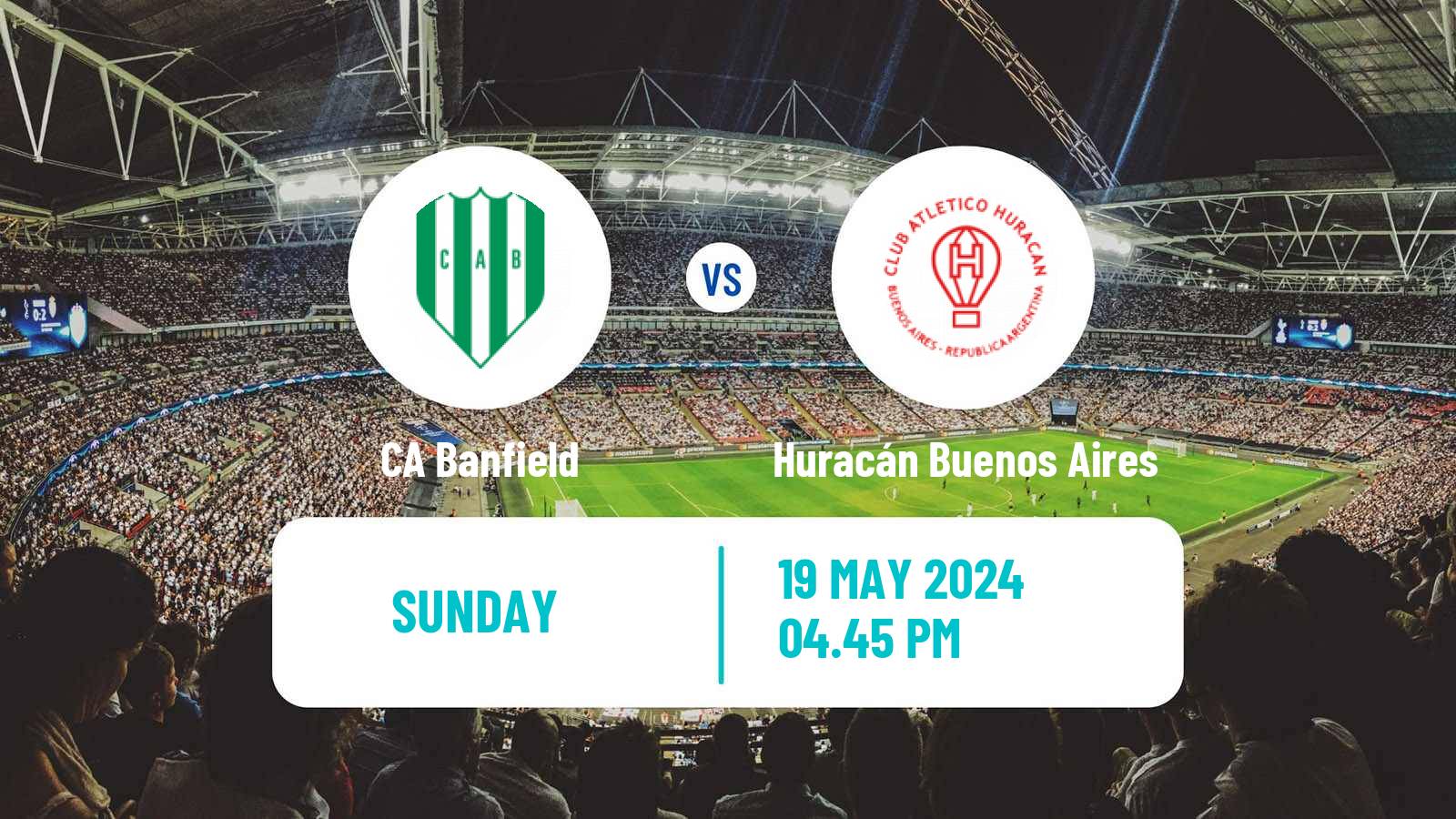 Soccer Argentinian Liga Profesional Banfield - Huracán Buenos Aires