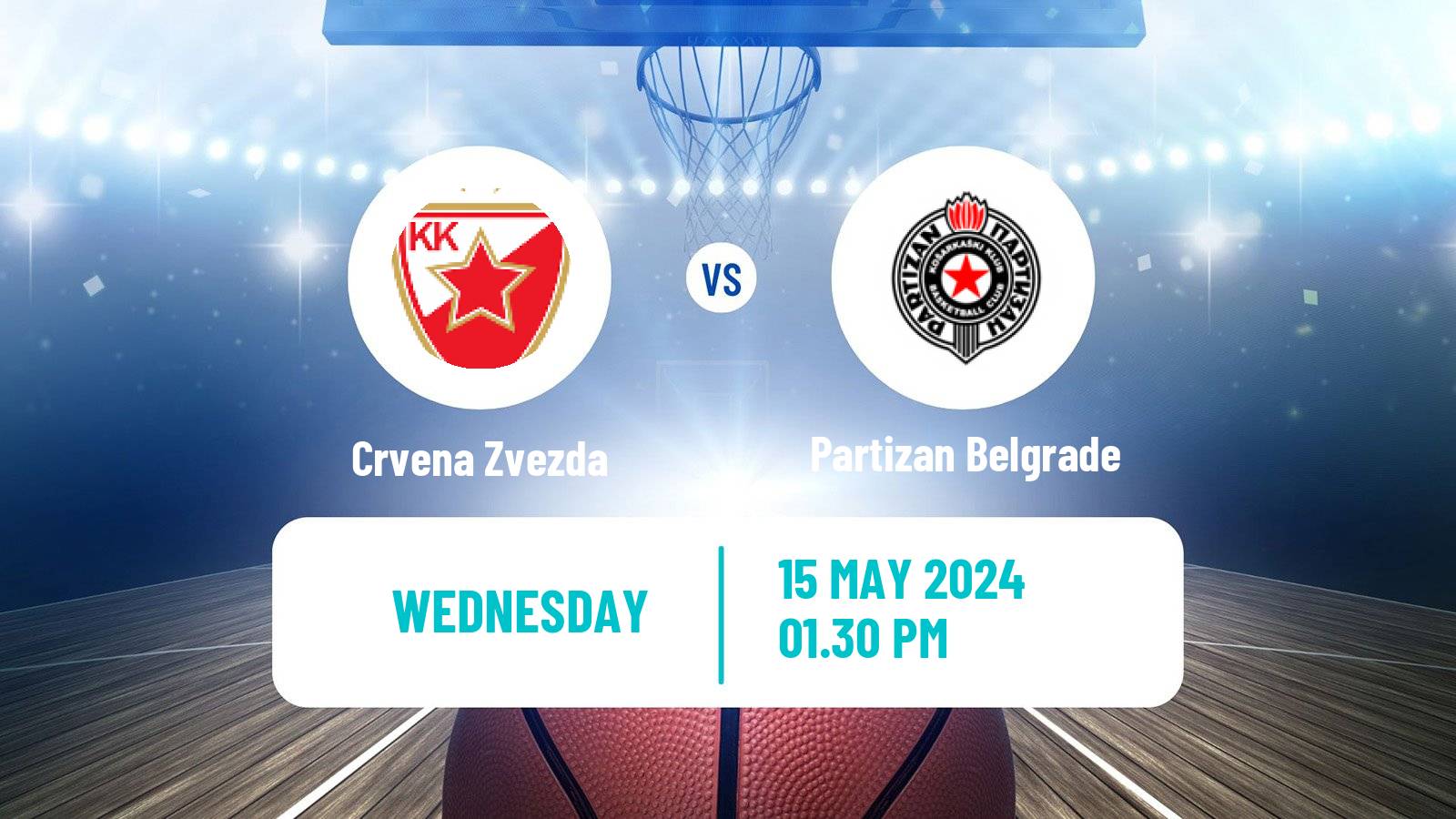 Basketball Adriatic League Crvena Zvezda - Partizan Belgrade