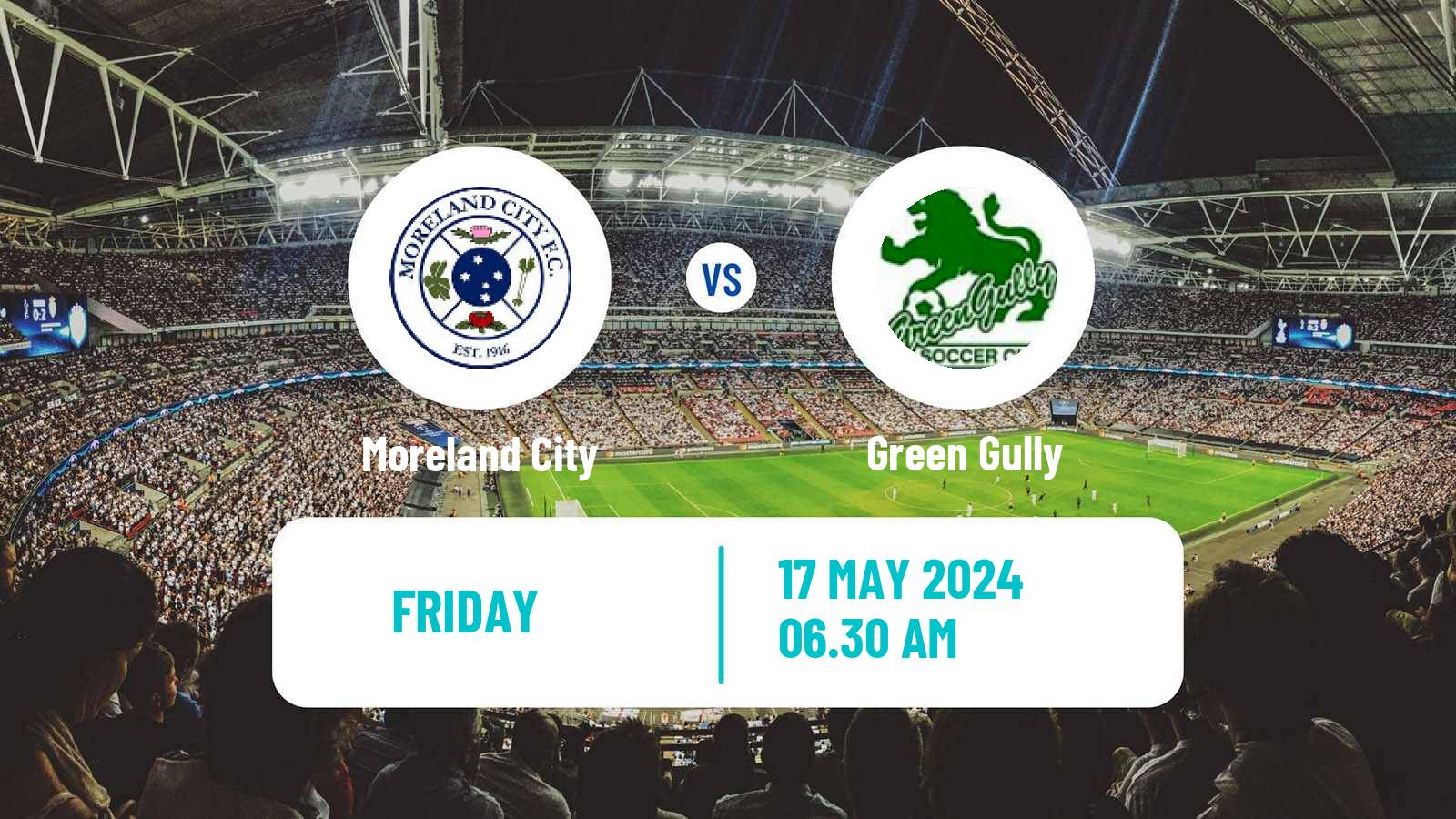 Soccer Australian NPL Victoria Moreland City - Green Gully