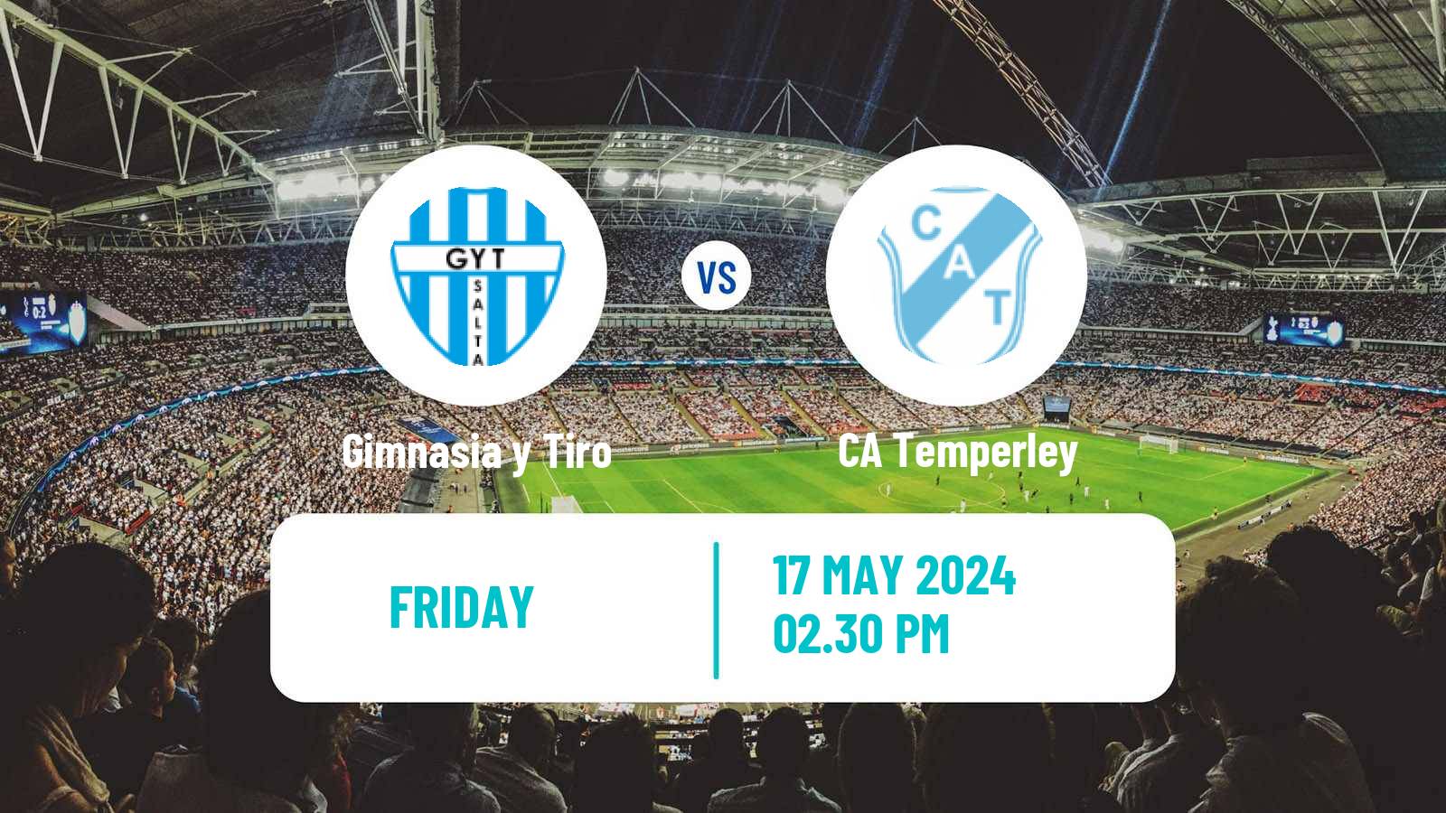 Soccer Argentinian Primera Nacional Gimnasia y Tiro - Temperley