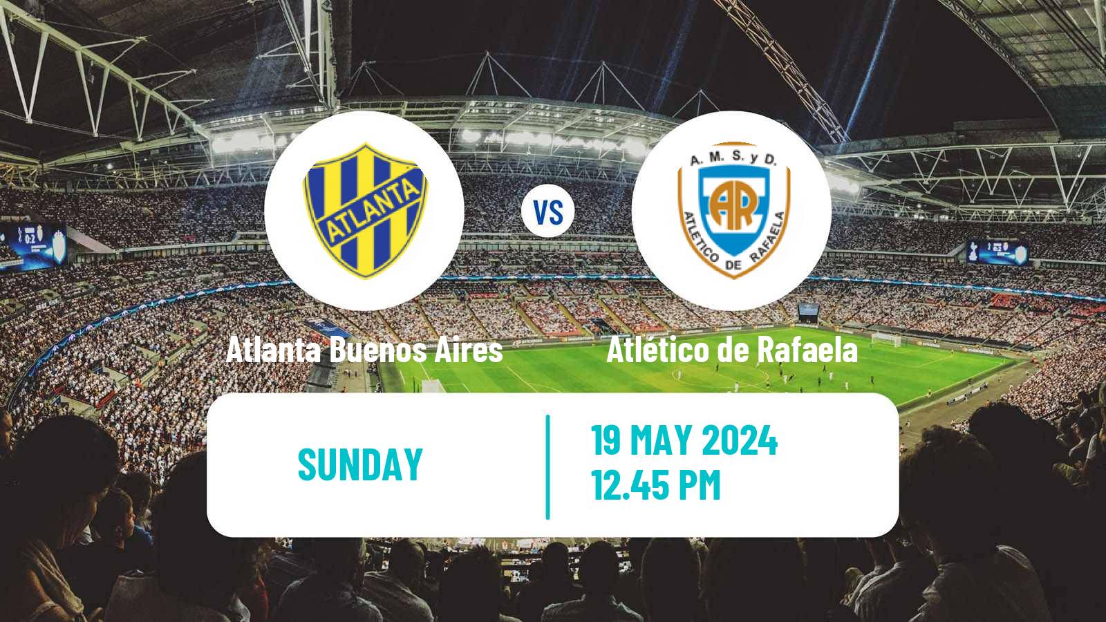 Soccer Argentinian Primera Nacional Atlanta Buenos Aires - Atlético de Rafaela