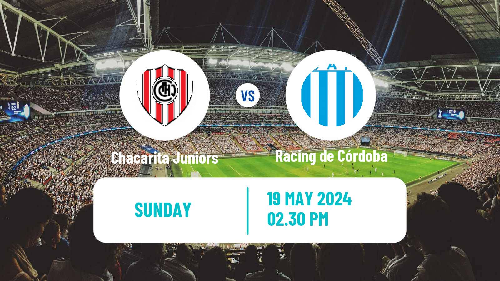Soccer Argentinian Primera Nacional Chacarita Juniors - Racing de Córdoba