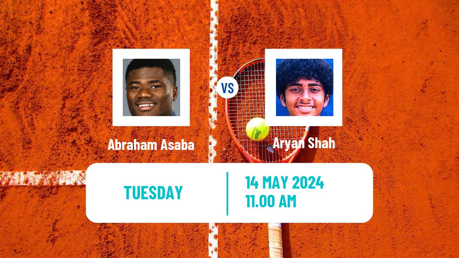 Tennis ITF M15 Kingston Men Abraham Asaba - Aryan Shah
