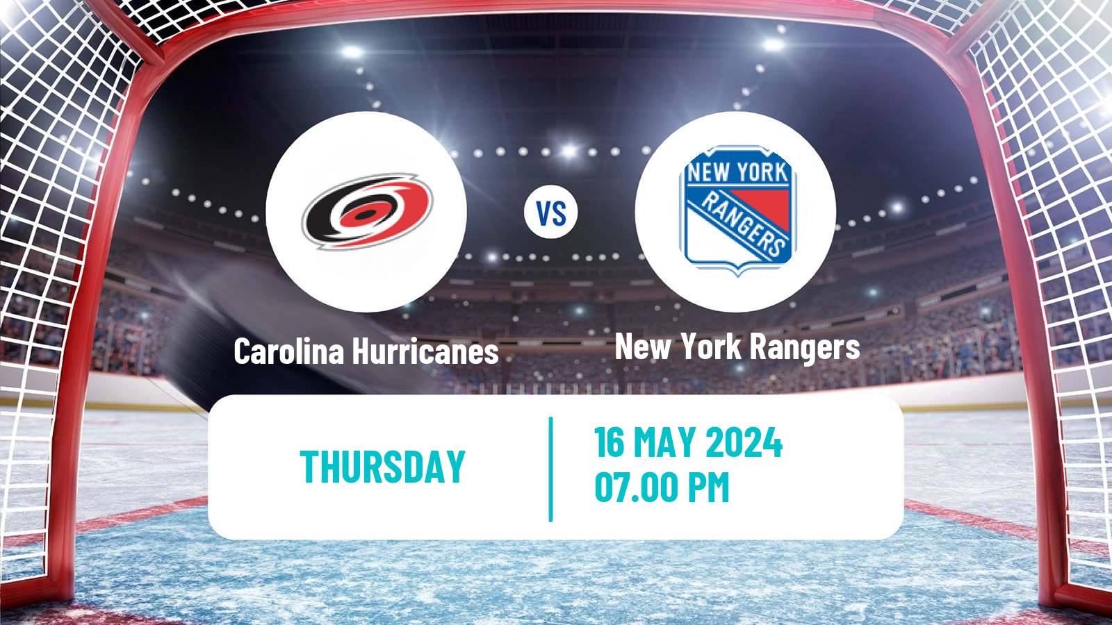 Hockey NHL Carolina Hurricanes - New York Rangers