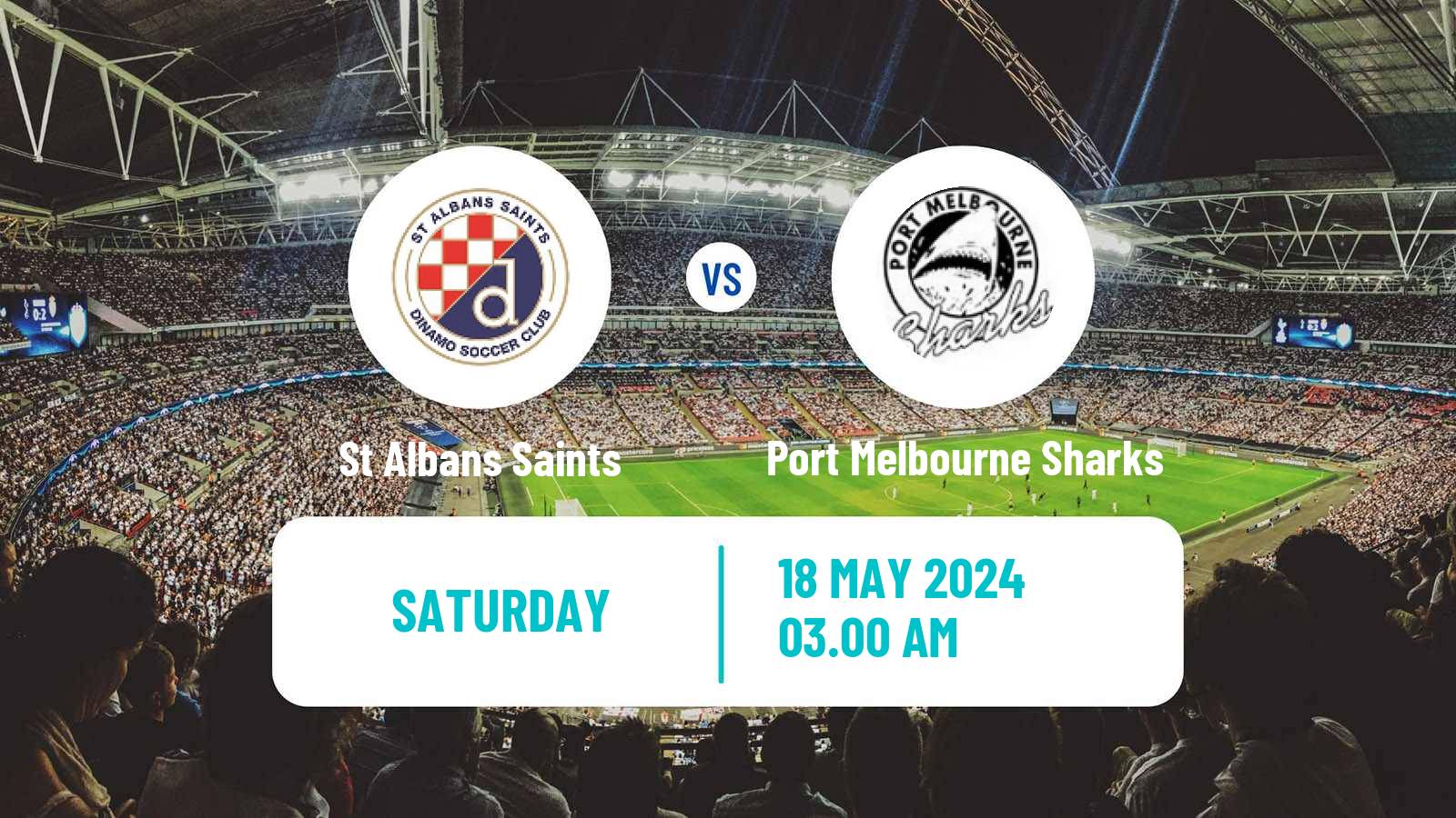 Soccer Australian NPL Victoria St Albans Saints - Port Melbourne Sharks