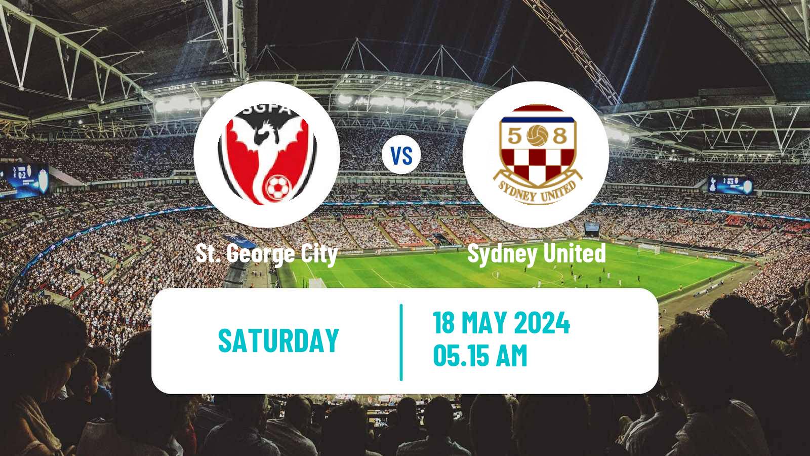 Soccer Australian NPL NSW St. George City - Sydney United