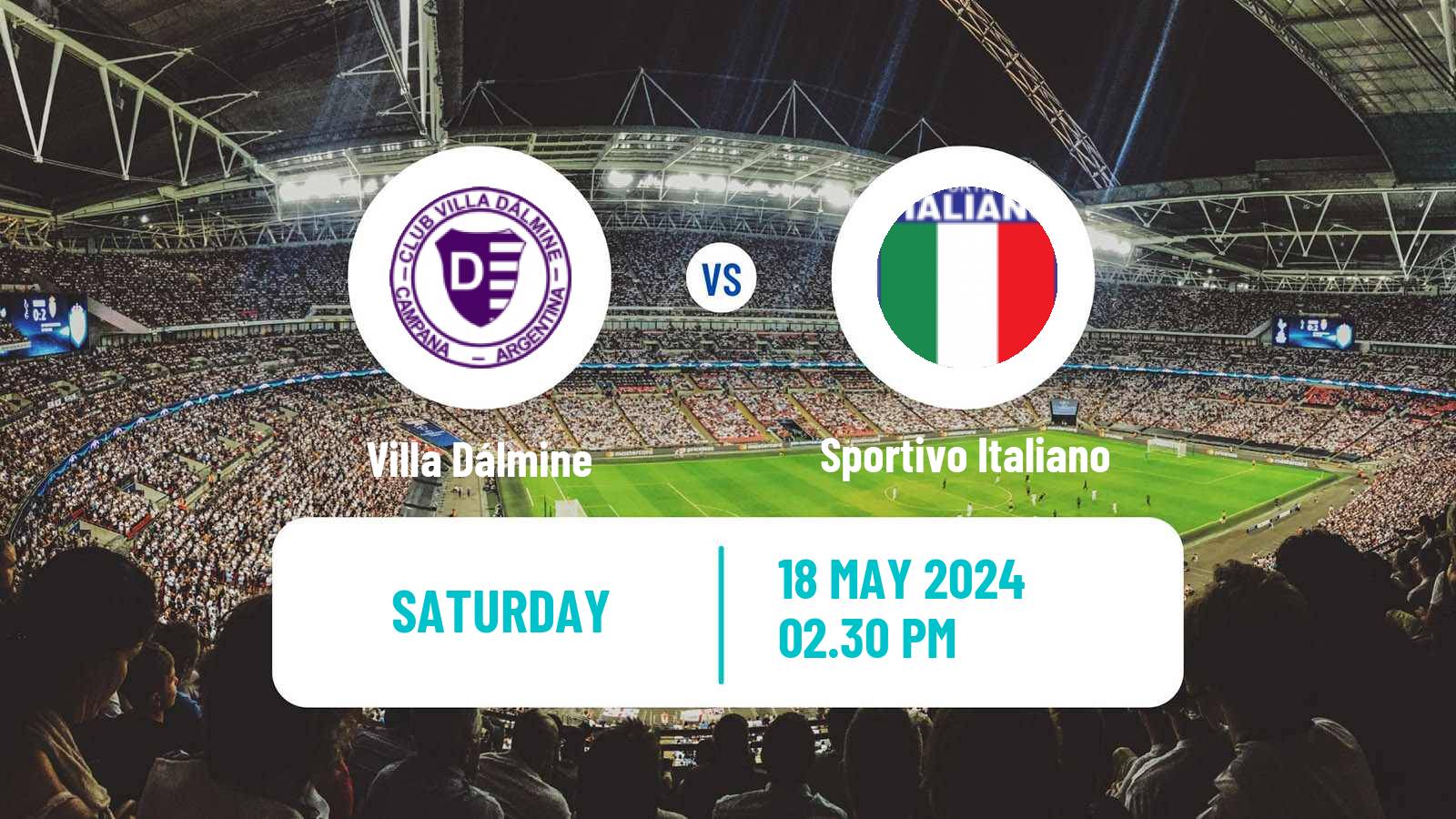 Soccer Argentinian Primera B Villa Dálmine - Sportivo Italiano