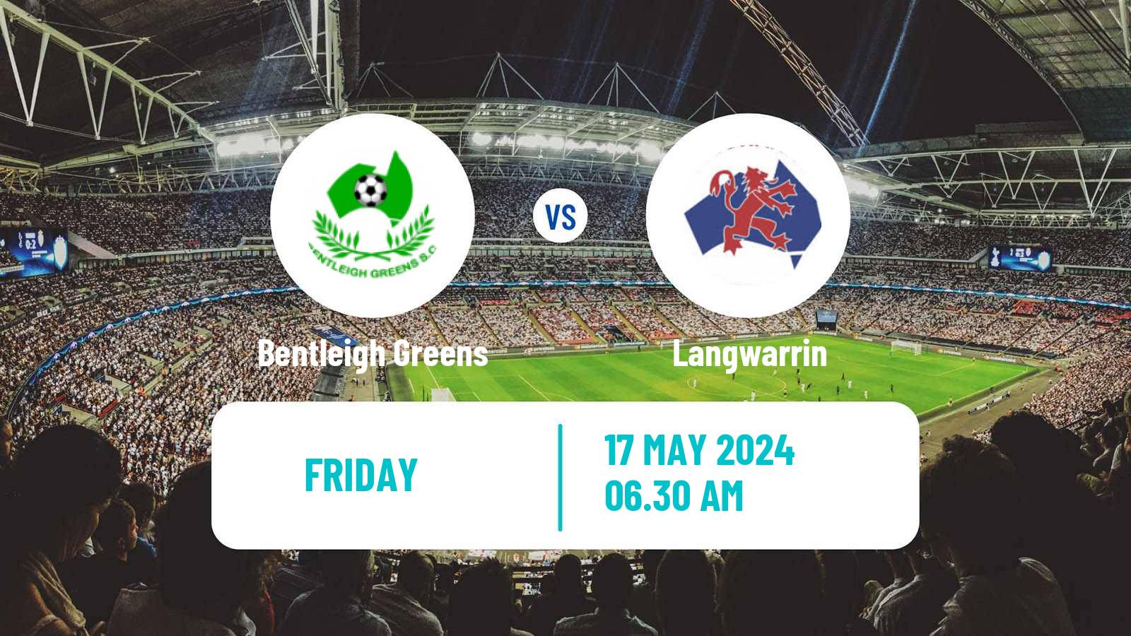 Soccer Australian Victoria Premier League Bentleigh Greens - Langwarrin