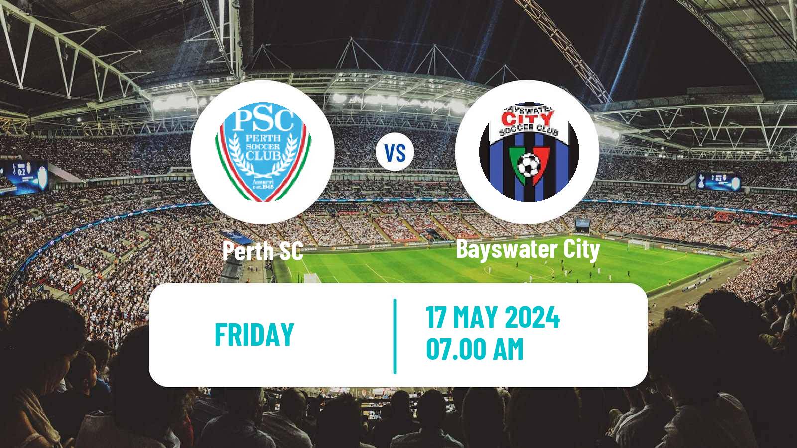 Soccer Australian NPL Western Australia Perth SC - Bayswater City