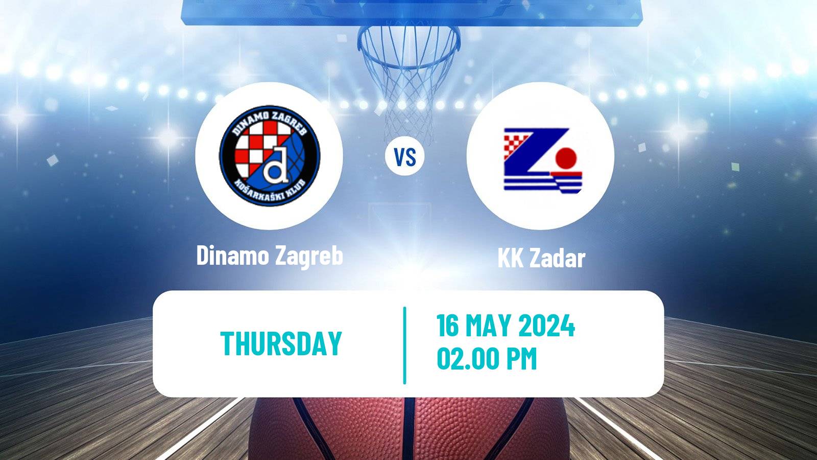 Basketball Croatian Premijer Liga Basketball Dinamo Zagreb - KK Zadar