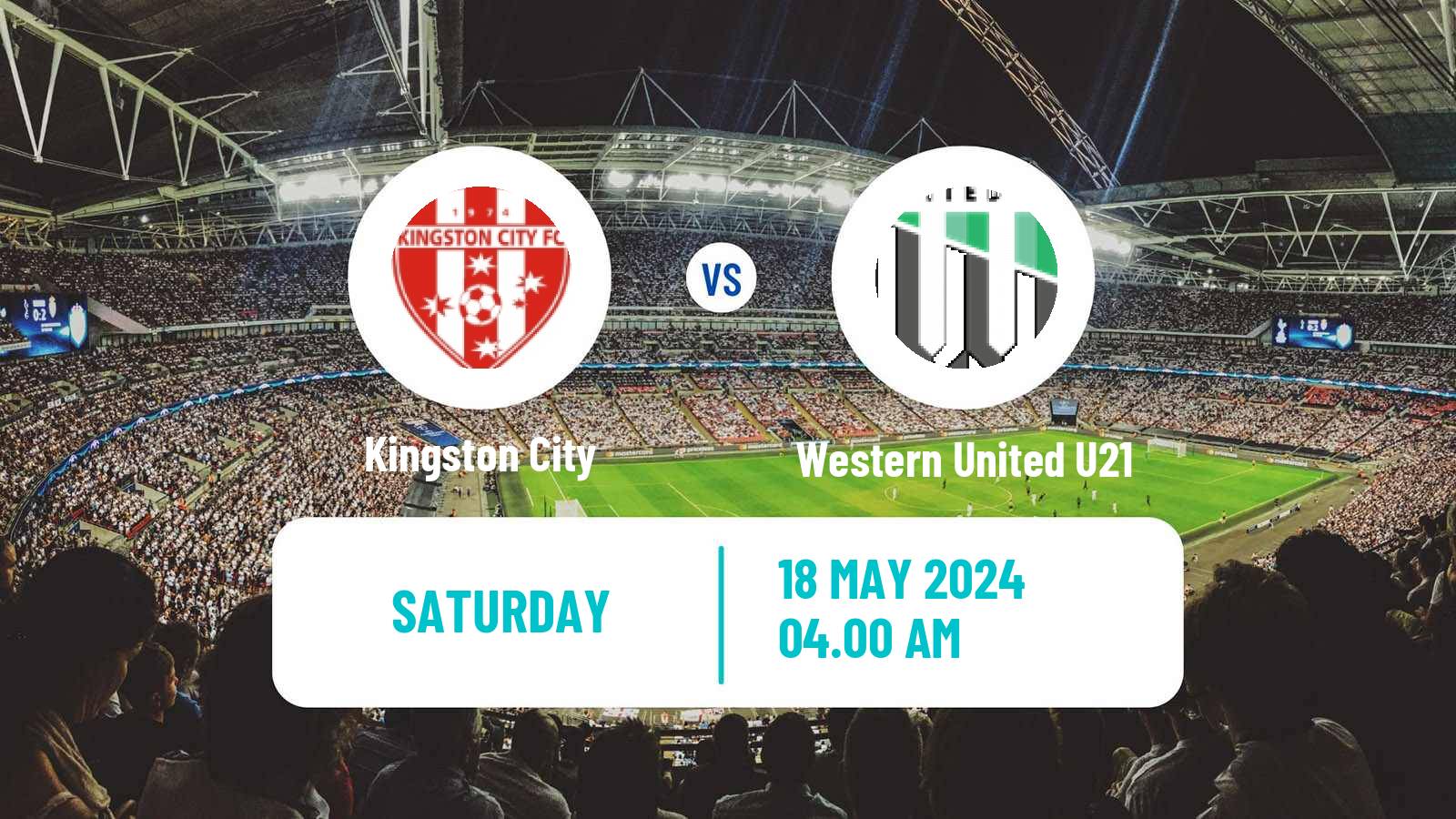 Soccer Australian Victoria Premier League Kingston City - Western United U21