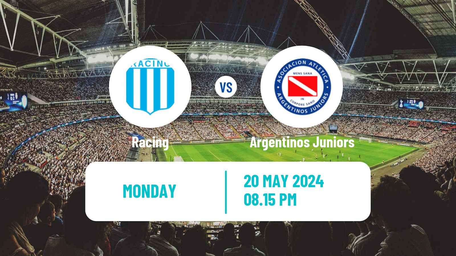 Soccer Argentinian Liga Profesional Racing - Argentinos Juniors