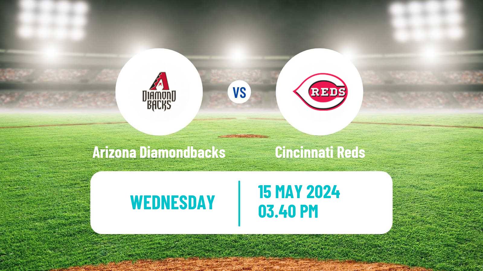 Baseball MLB Arizona Diamondbacks - Cincinnati Reds