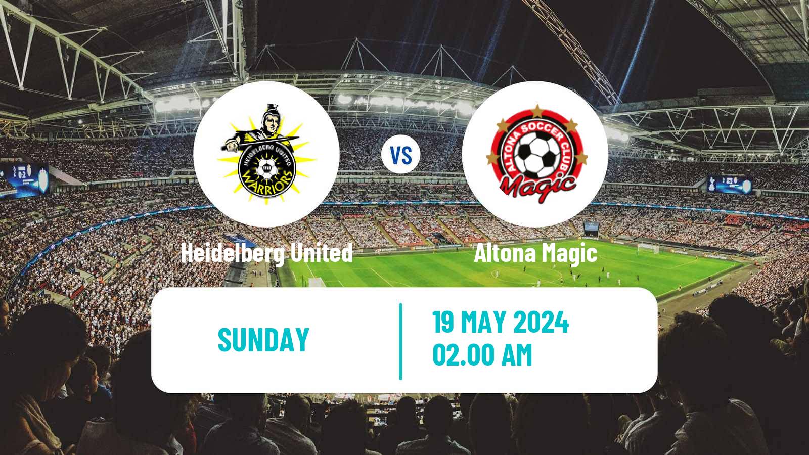 Soccer Australian NPL Victoria Heidelberg United - Altona Magic