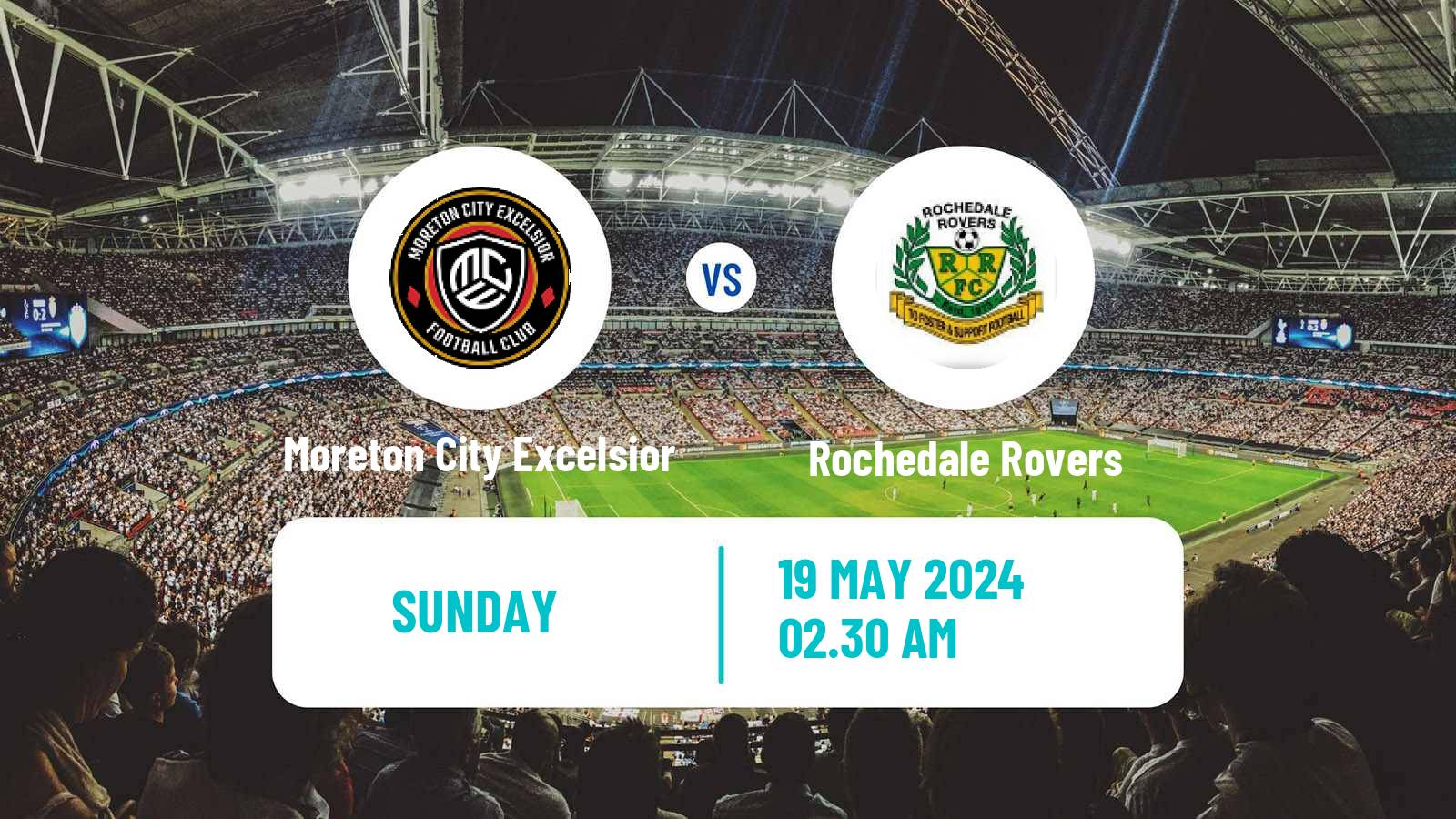 Soccer Australian NPL Queensland Moreton City Excelsior - Rochedale Rovers