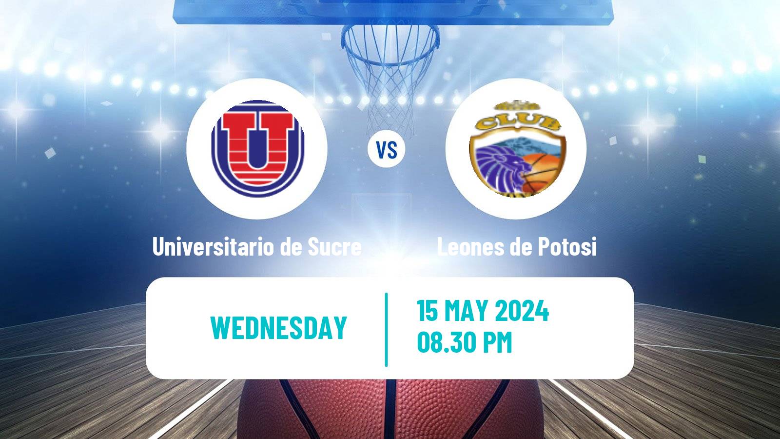 Basketball Bolivian Libobasquet Universitario de Sucre - Leones de Potosi