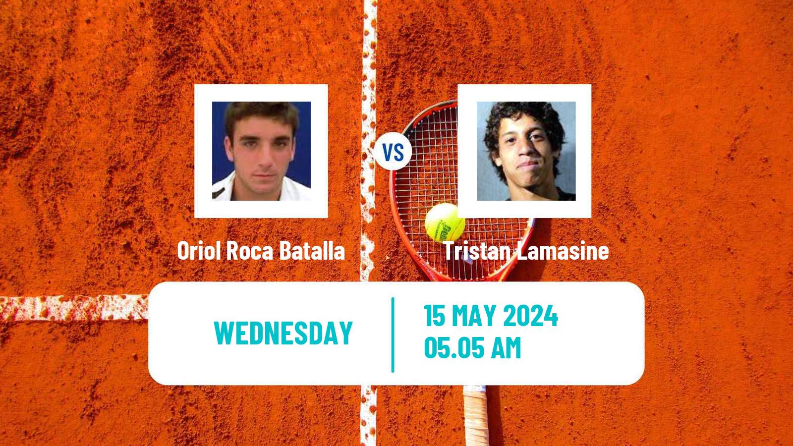 Tennis Tunis Challenger Men Oriol Roca Batalla - Tristan Lamasine
