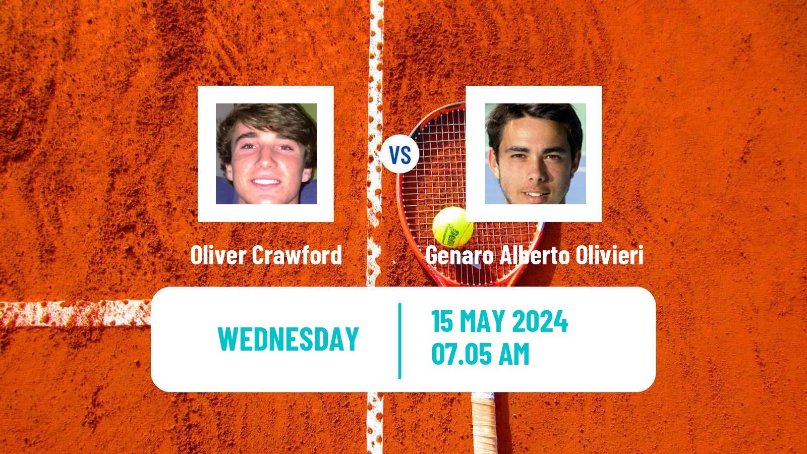 Tennis Tunis Challenger Men Oliver Crawford - Genaro Alberto Olivieri