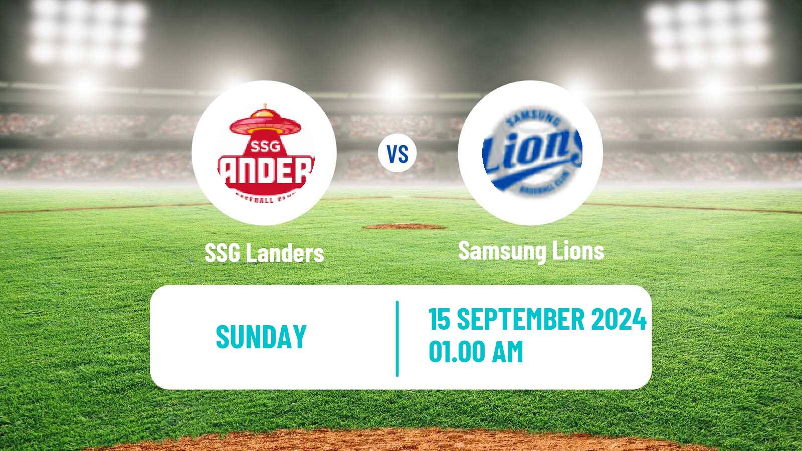 Baseball KBO SSG Landers - Samsung Lions