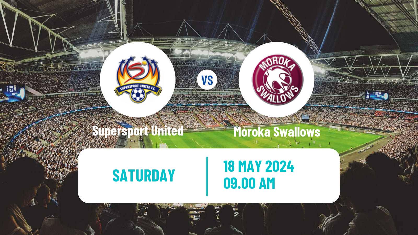 Soccer South African Premier Soccer League Supersport United - Moroka Swallows