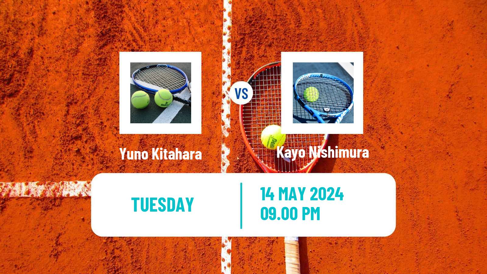 Tennis ITF W15 Toyama Women Yuno Kitahara - Kayo Nishimura