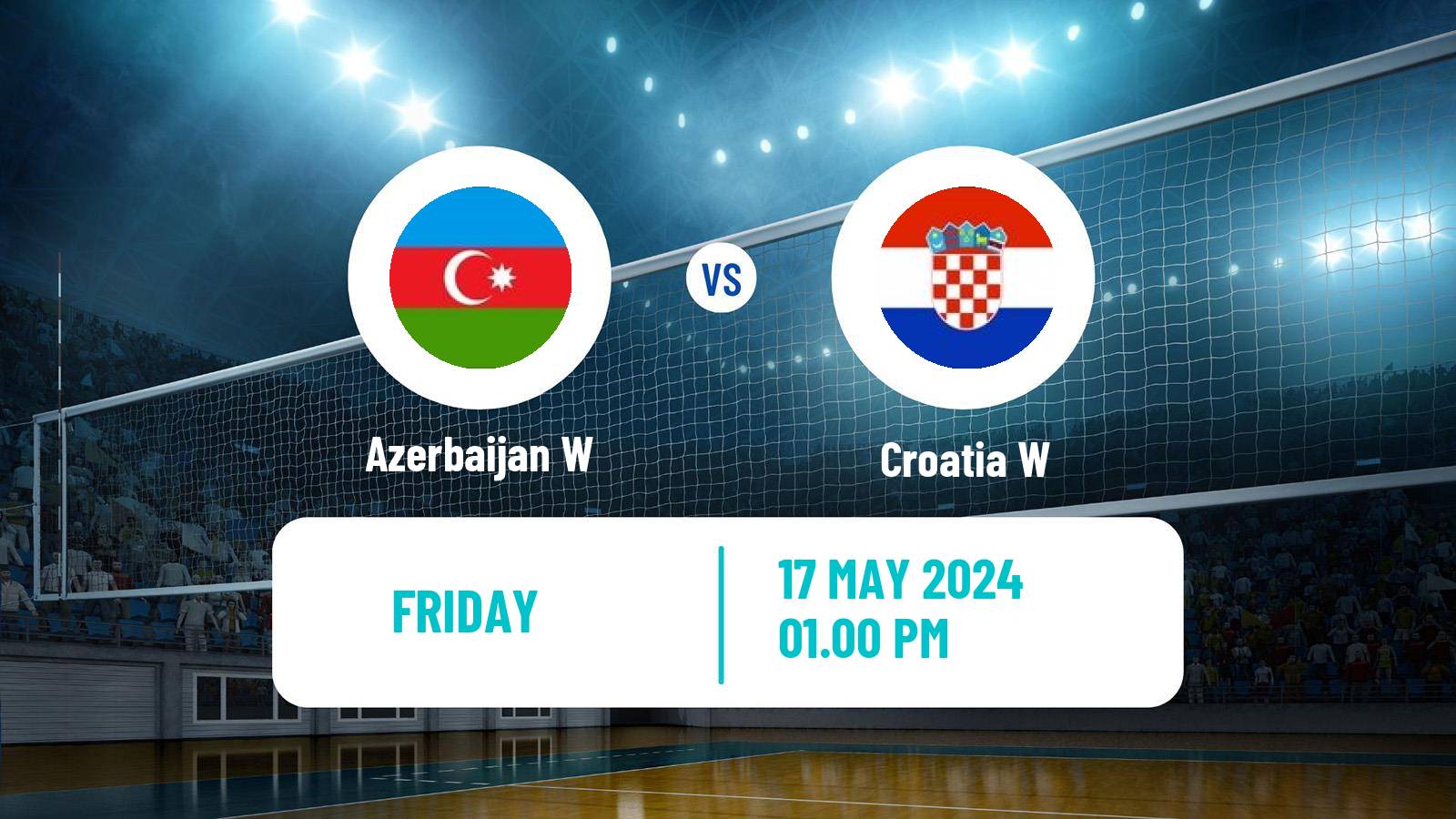 Volleyball Golden European League Volleyball Women Azerbaijan W - Croatia W