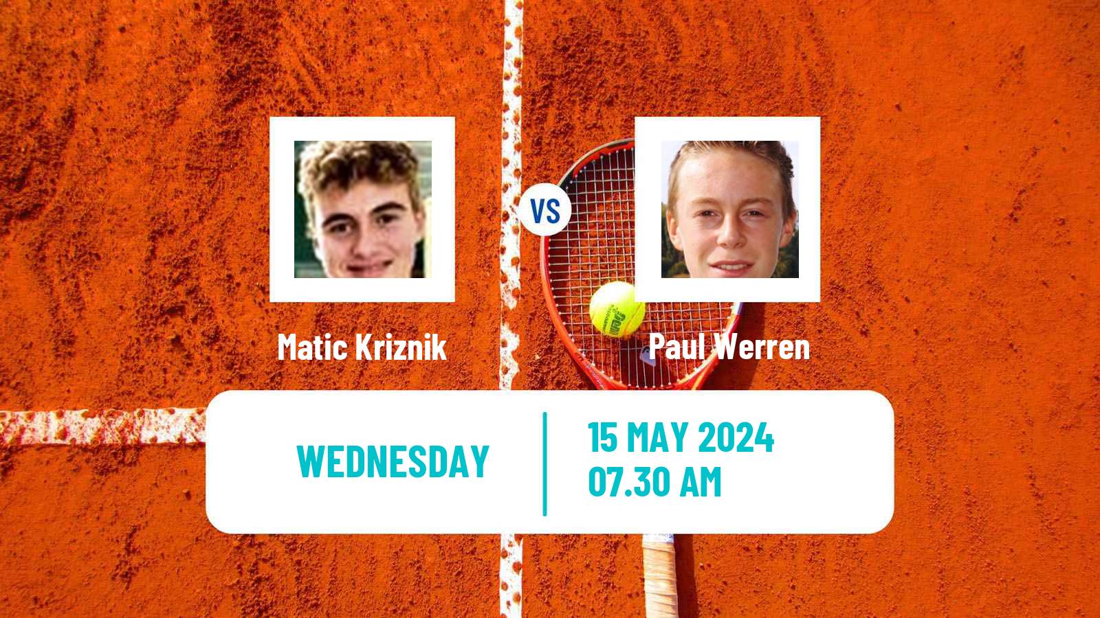 Tennis ITF M15 Villach Men Matic Kriznik - Paul Werren