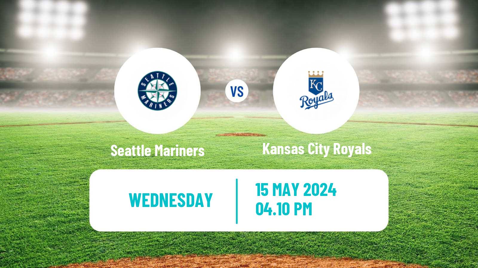 Baseball MLB Seattle Mariners - Kansas City Royals
