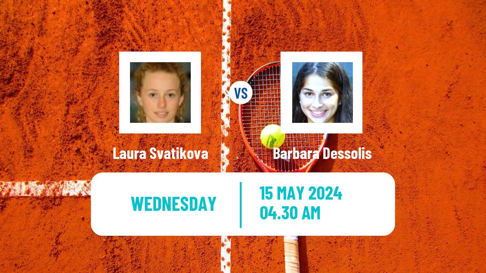 Tennis ITF W15 Kranjska Gora Women Laura Svatikova - Barbara Dessolis