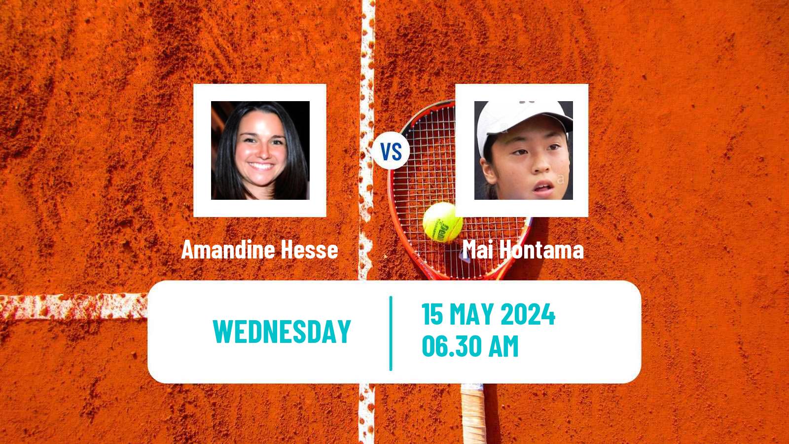 Tennis ITF W100 Madrid Women Amandine Hesse - Mai Hontama