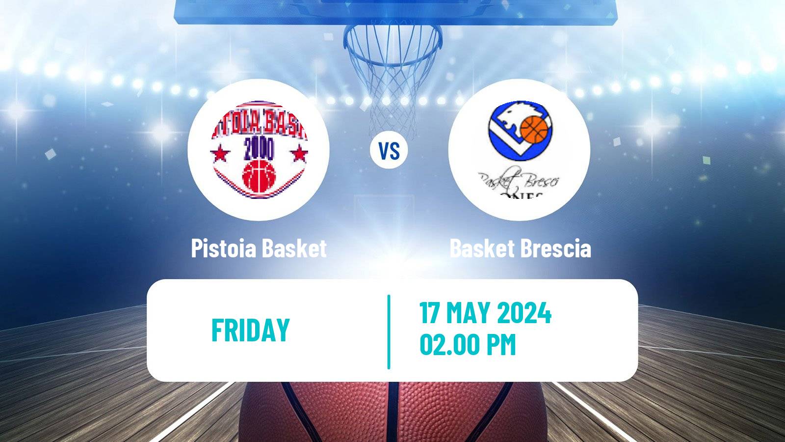 Basketball Italian Lega A Basketball Pistoia Basket - Basket Brescia