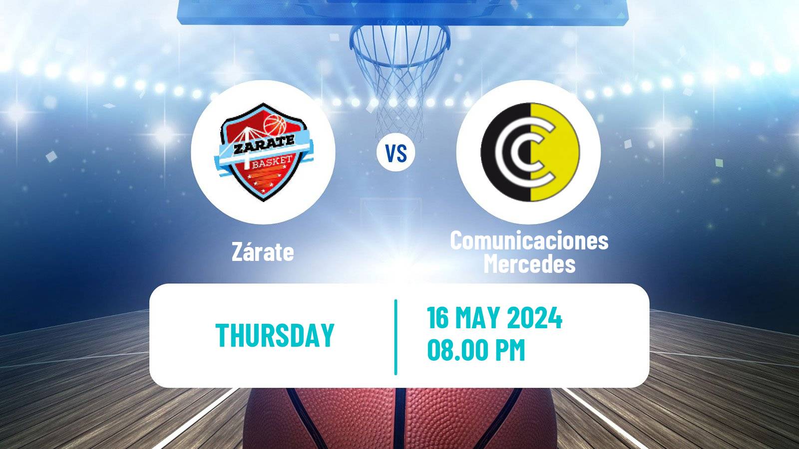 Basketball Argentinian LNB Zárate - Comunicaciones Mercedes