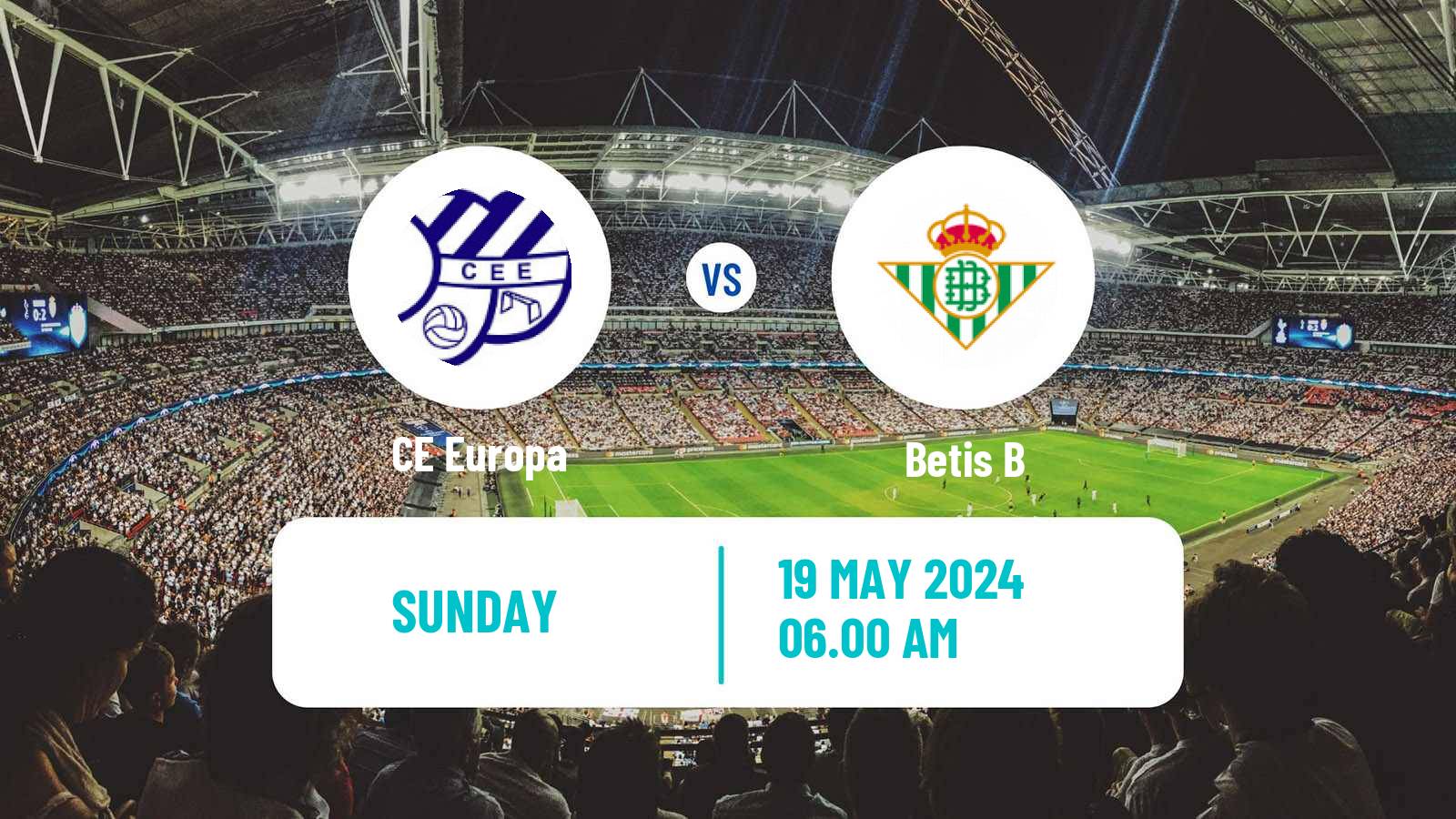 Soccer Spanish Segunda RFEF - Group 1 CE Europa - Betis B