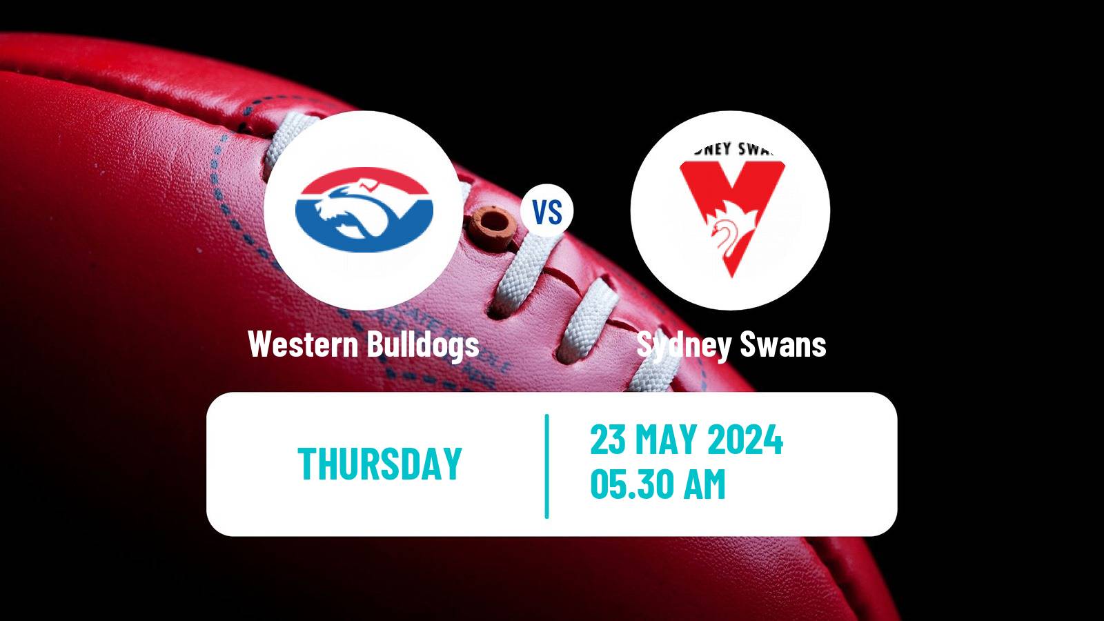 Aussie rules AFL Western Bulldogs - Sydney Swans