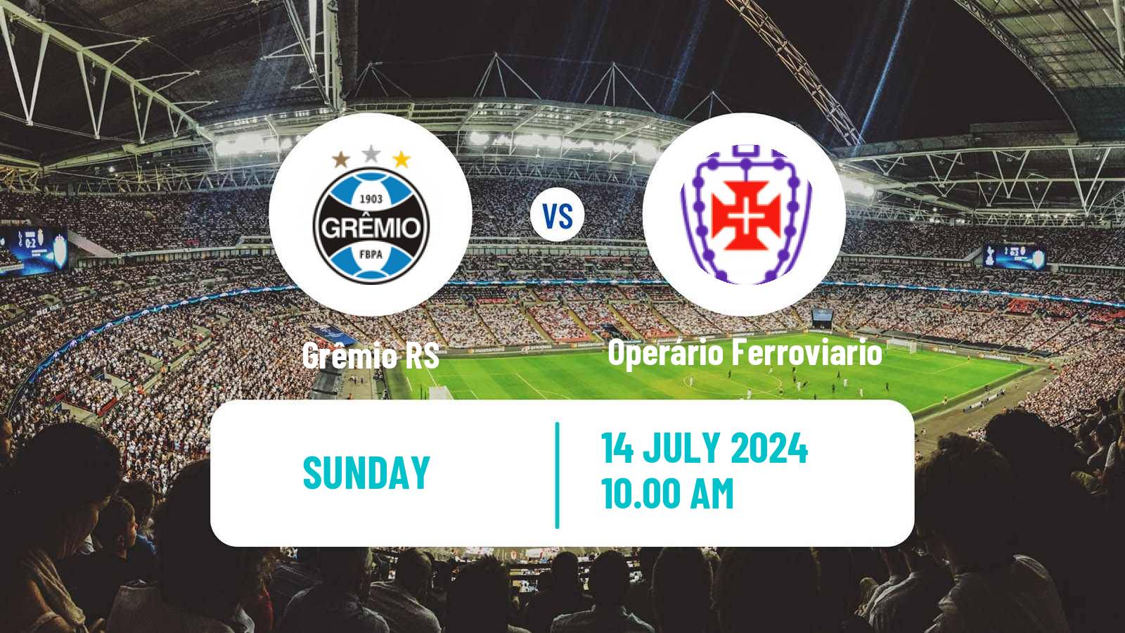 Soccer Copa do Brasil Grêmio - Operário Ferroviario