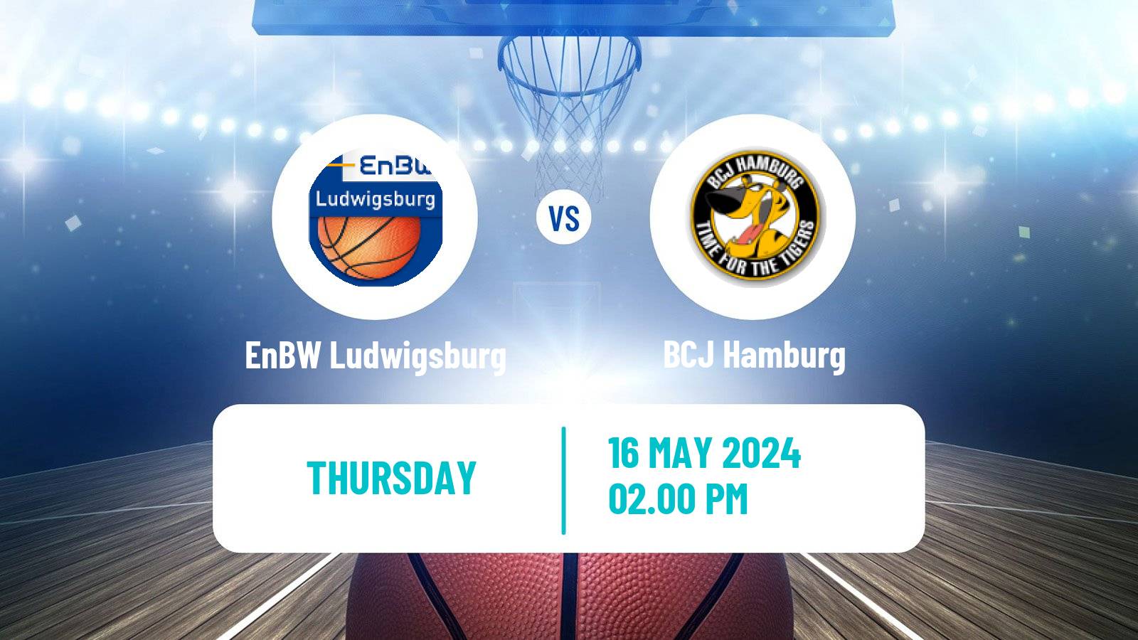 Basketball German BBL EnBW Ludwigsburg - BCJ Hamburg