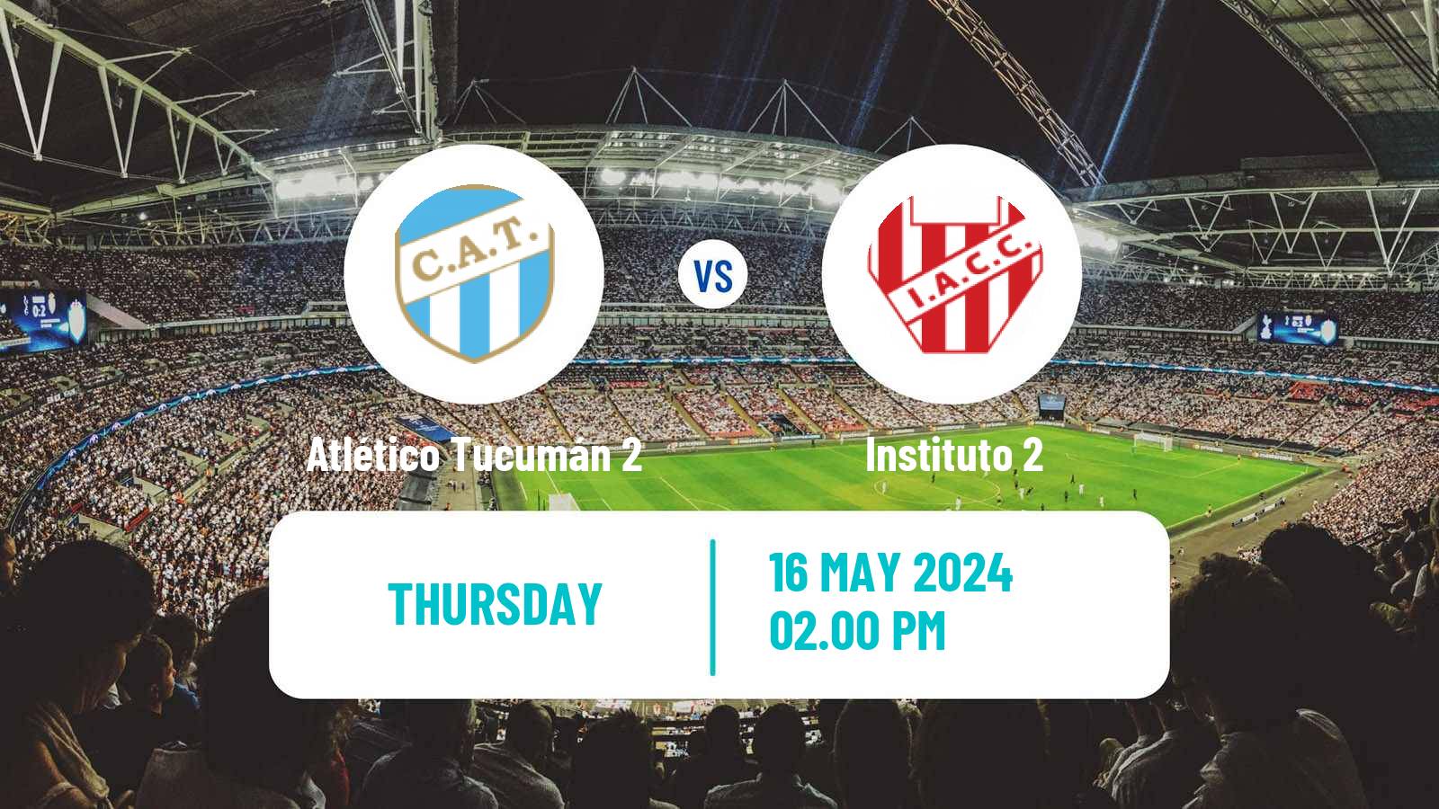 Soccer Argentinian Reserve League Atlético Tucumán 2 - Instituto 2