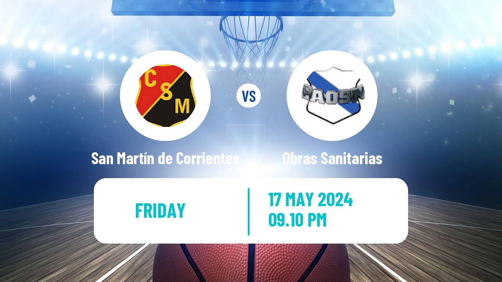 Basketball Argentinian LNB San Martín de Corrientes - Obras Sanitarias